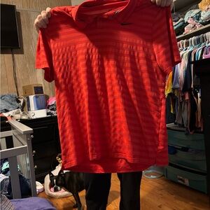 Nike Red Golf Polo Shirt